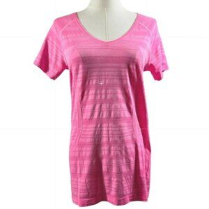 Lululemon Athletica Size Small (4-6) Women's Tee Short Sleeve Pink